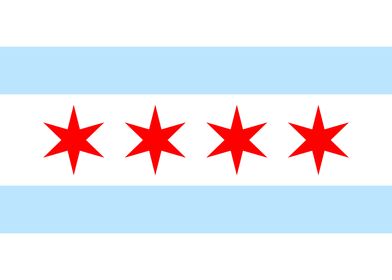 The City Of Chicago Flag