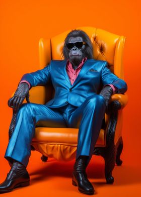 Cool Gorilla with Sunglass