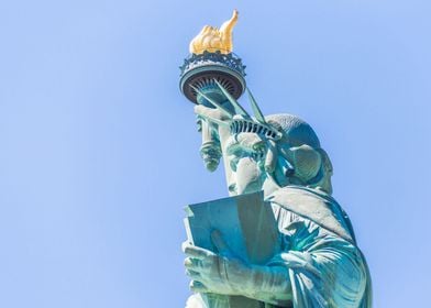 Statue of Liberty and sky