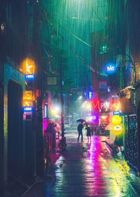 Neon Heavy Rain