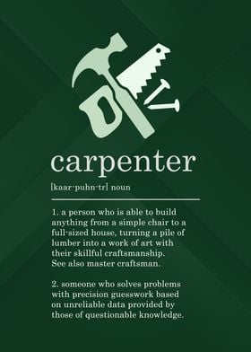 Funny Carpenter Definition