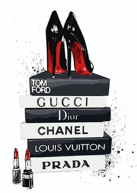 chanel and dior posters