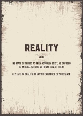 reality funny definition