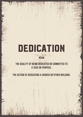 dedication motivational