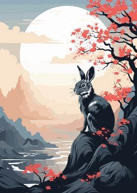 Rabbit Animal Japan Vibes