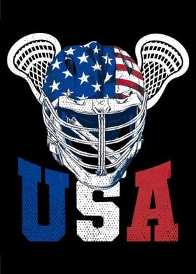 Lacrosse Hamlet USA Flag