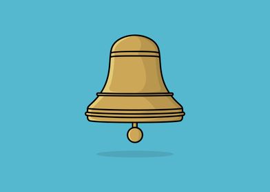 School Bell vector icon