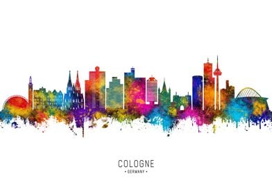 Cologne Germany Skyline