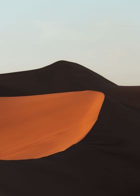 Red sand dune