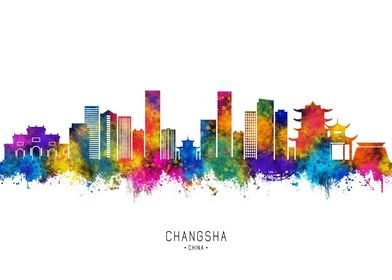 Changsha China Skyline