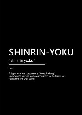 shinrin yoku