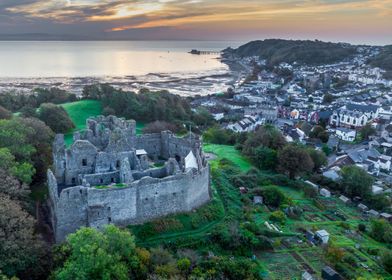 Oystermouth Castle Mumbles