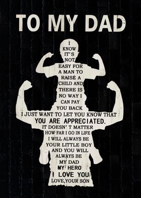 To My Dad Father day