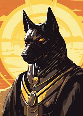 Ancient Egypt God Anubis 