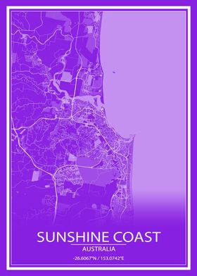 Sunshine Coast PurpleWhite