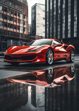 Ferrari F8 Sports Car