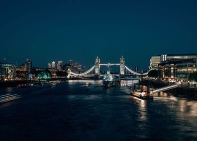 Tower Bridge at night