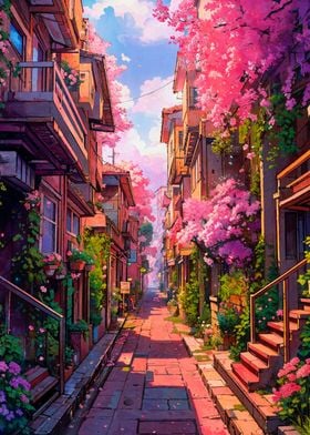 Afternoon on Pink Street