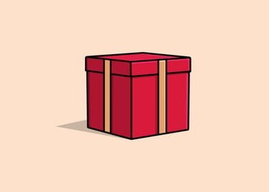 Gift box vector icon