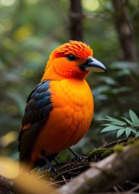 Flame bowerbird