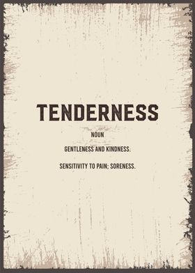 tenderness definition