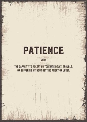 patience  funny definition