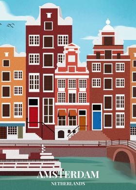 Amsterdam city Scenery