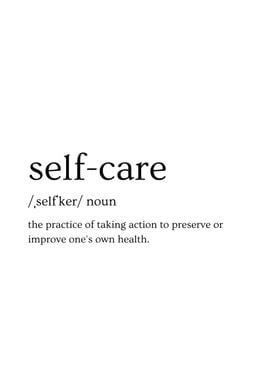 self care definition w