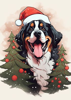 Bernese Mountain Christmas