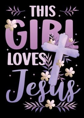 Christian Girl Loves Jesus