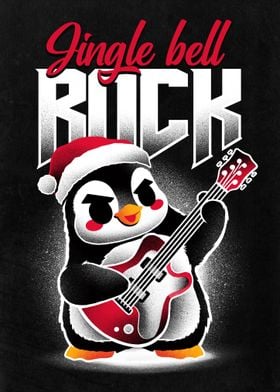 Jingle bell rock penguin