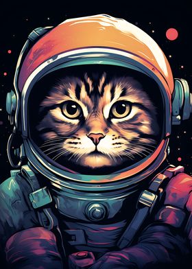 Astronaut Space Cat