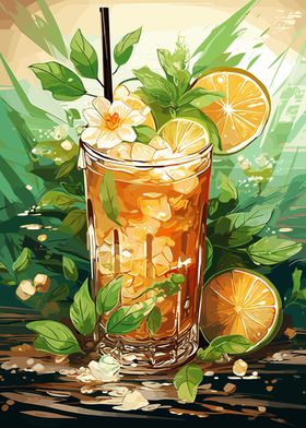 Refreshing Hawaiian Drink