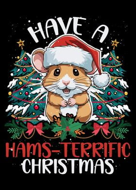 Hamster terrific christmas