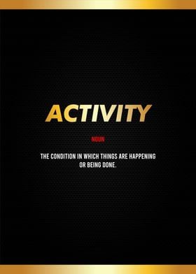 ACTIVITY FUNNY DEFINITION