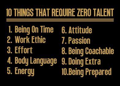 Require Zero Talent