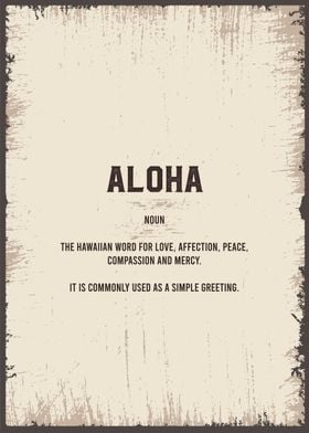 aloha funny definition