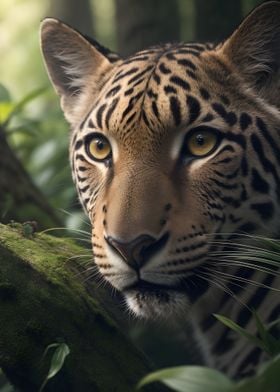 Jaguar wildlife forest