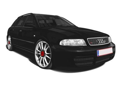 Audi S4 B5 Avant Black