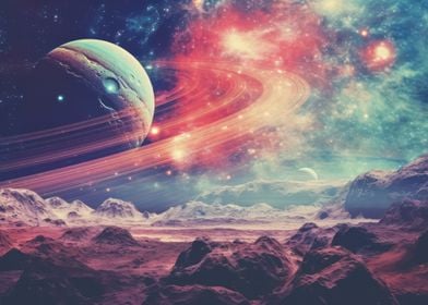 Space Collage Planets