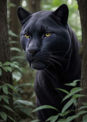 Black Jaguar face