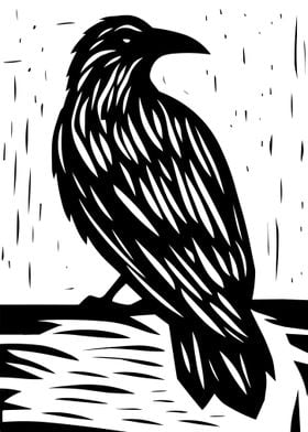 Minimalistic Crow