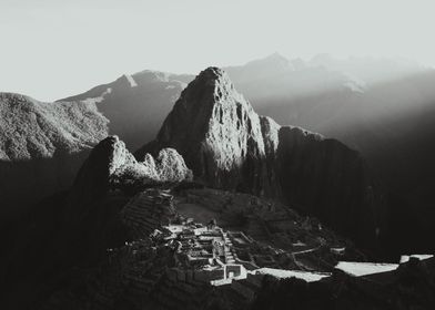 Machu Picchu BW