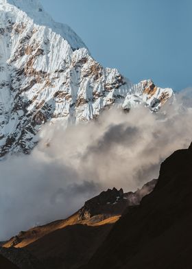 Clouds and Salkantay