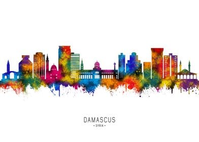 Damascus Syria Skyline