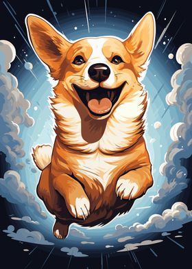 Happy Corgi