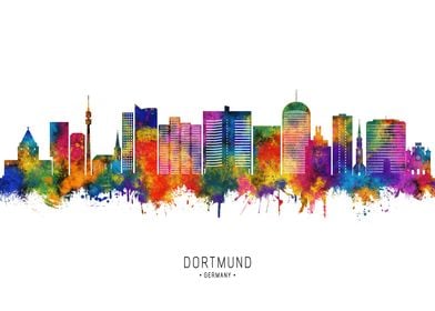 Dortmund Germany Skyline