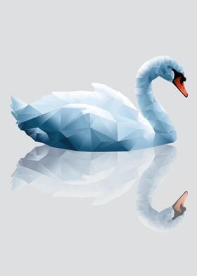 Swan Low Poly