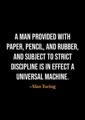 Alan Turing Quote 