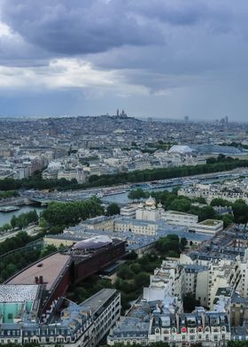 Over the Houses of Paris